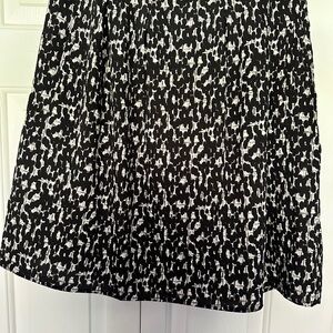 JCPenney Black and White A-Line Skirt